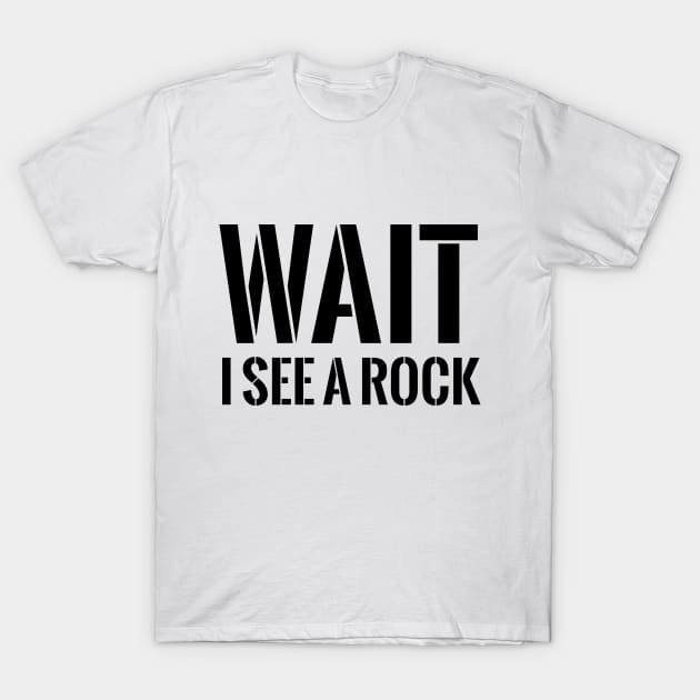 Wait, I see a rock t-shirt T-Shirt by RedYolk